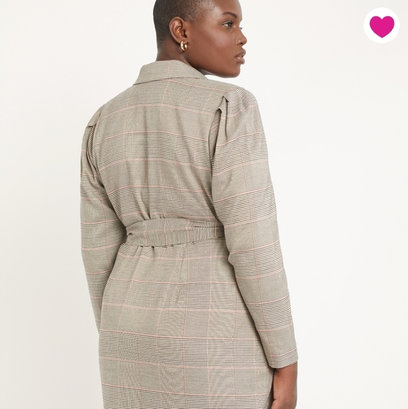 Plaid Blazer Dress - Picture 3 of 4